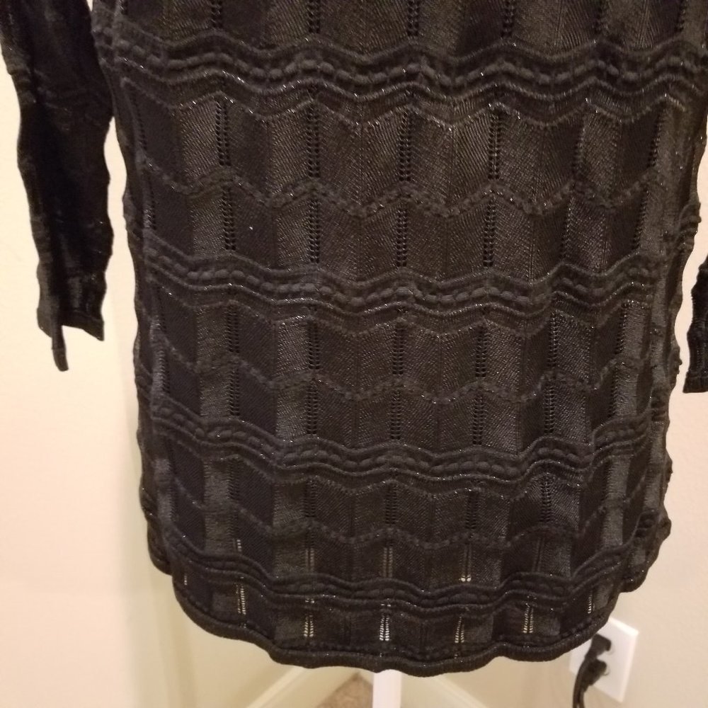 New White House Black Mkt Black Lace Gold Sweater - Picture 9 of 14